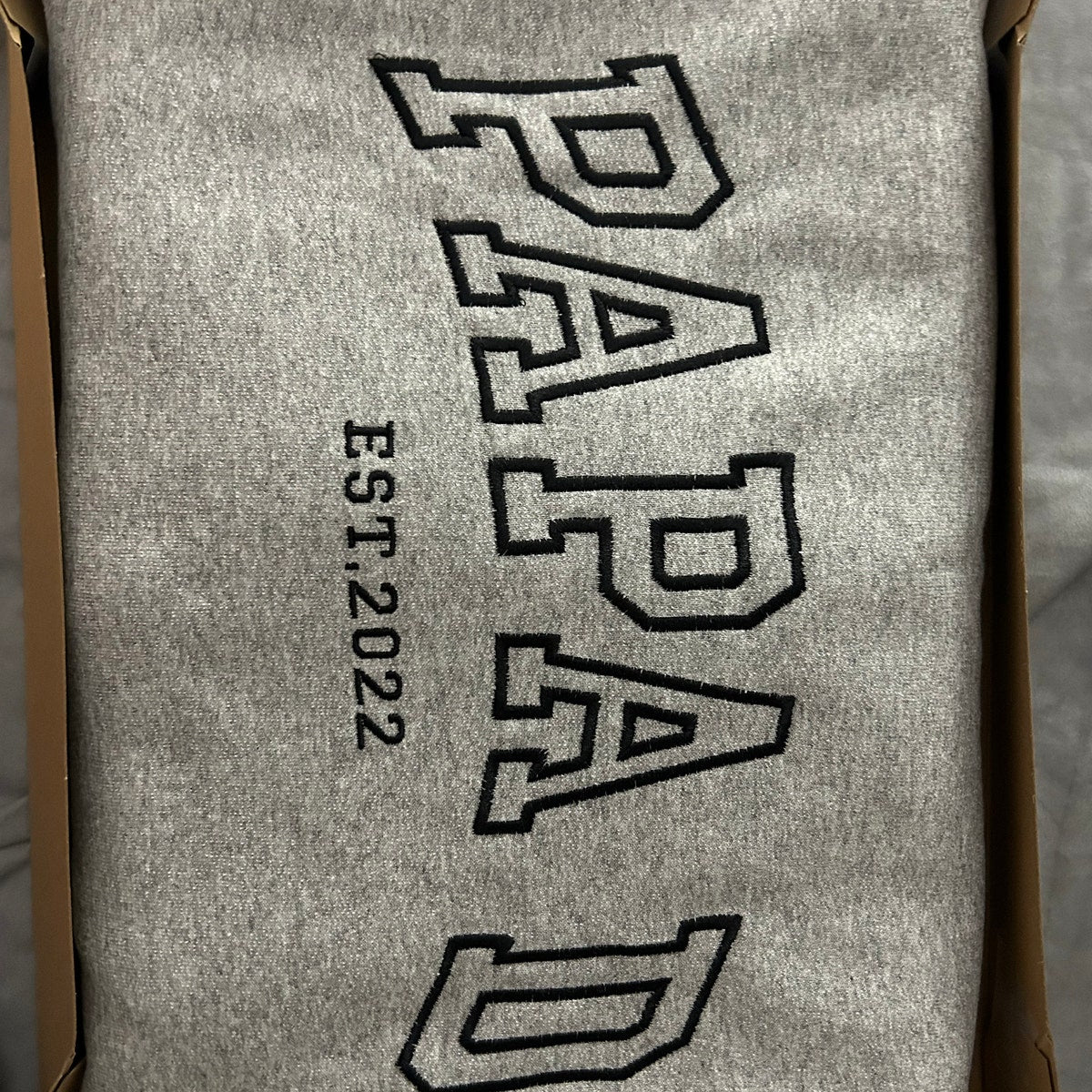 Custom Embroidered Sweatshirt – Grandpa, Dad, or New Dad Shirt with Names & Est Year, Perfect Father’s Day Gift