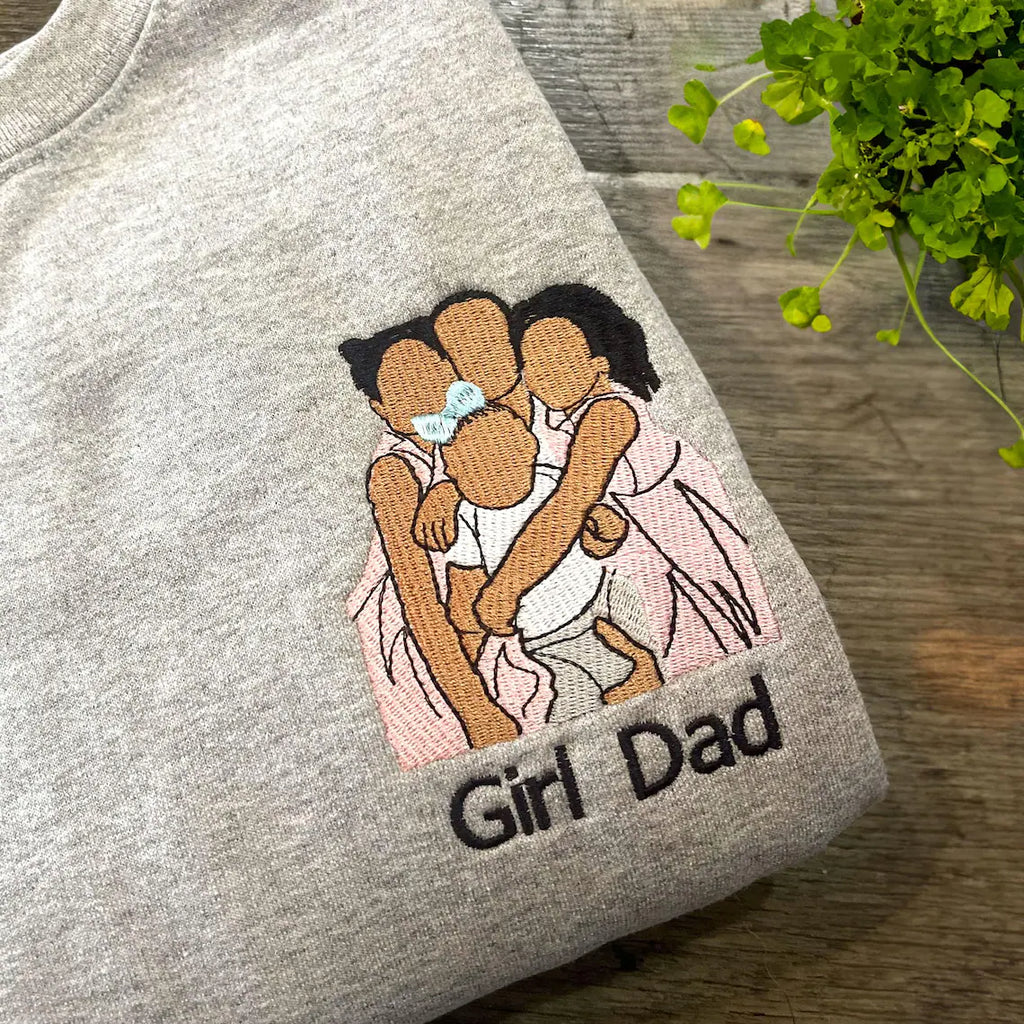 Daddy & Me – Custom Father & Kid Embroidered Sweatshirt & Hoodie & T-shirt