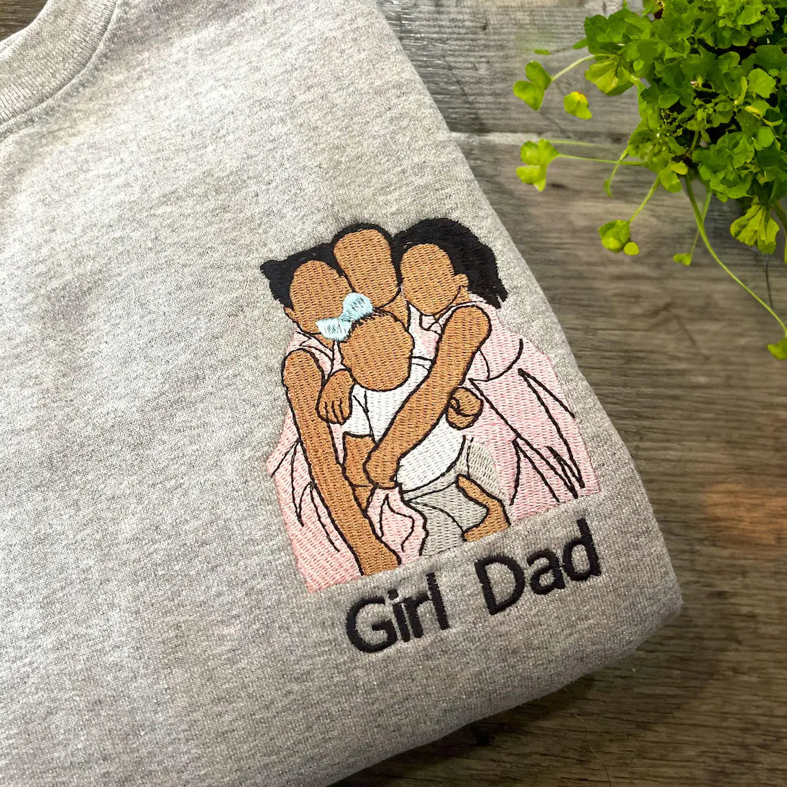 Daddy & Me – Custom Father & Kid Embroidered Sweatshirt & Hoodie & T-shirt