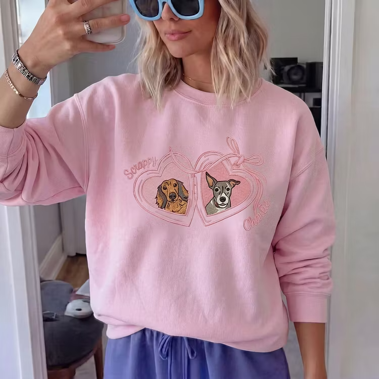 Sweat-shirt personnalisé de baseball avec nœud latéral découpé – Nom et numéro personnalisés, motif nœud coquette mignon