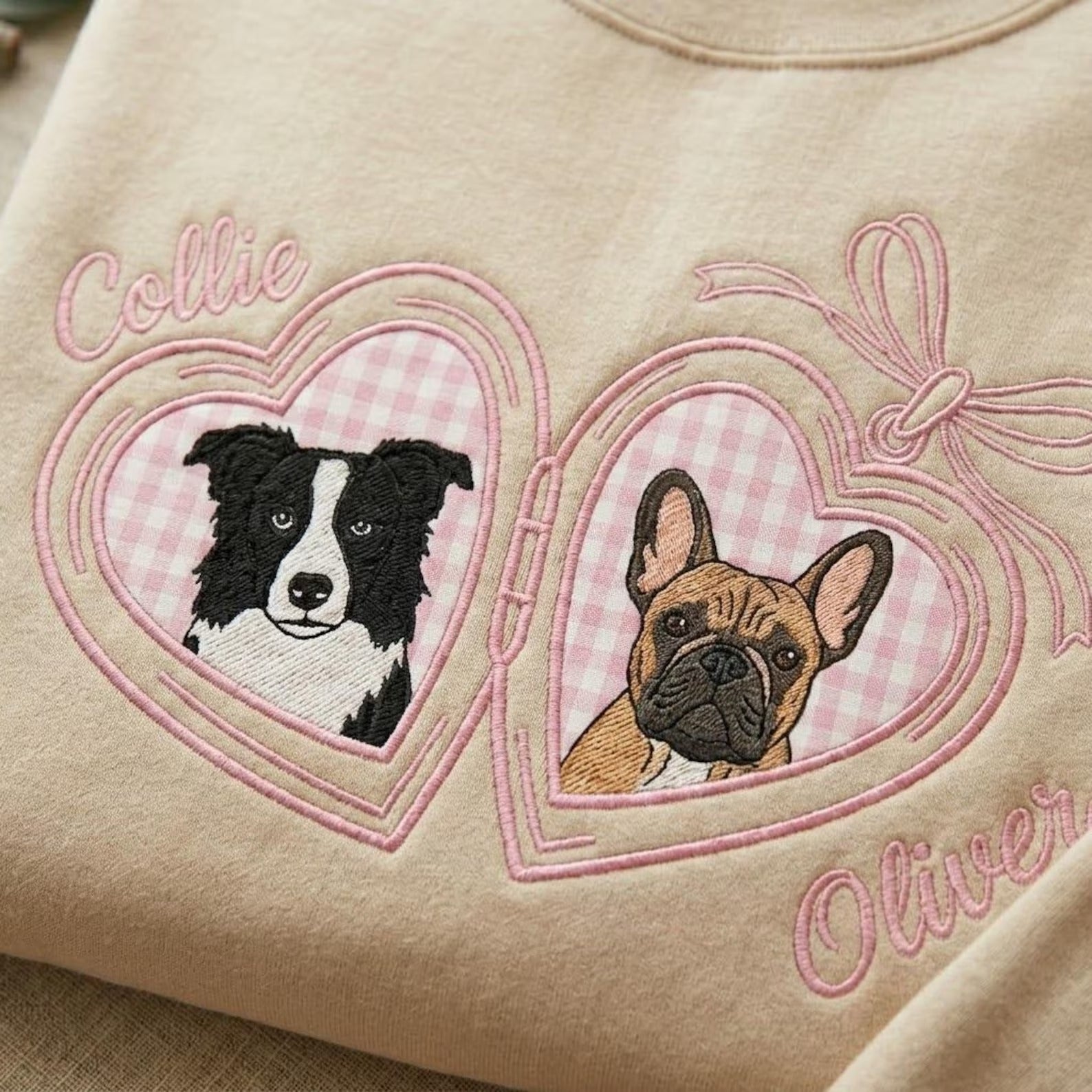 Sudadera personalizada con corte de lazo lateral para niños – Nombre y número personalizados, diseño de lazo coqueto