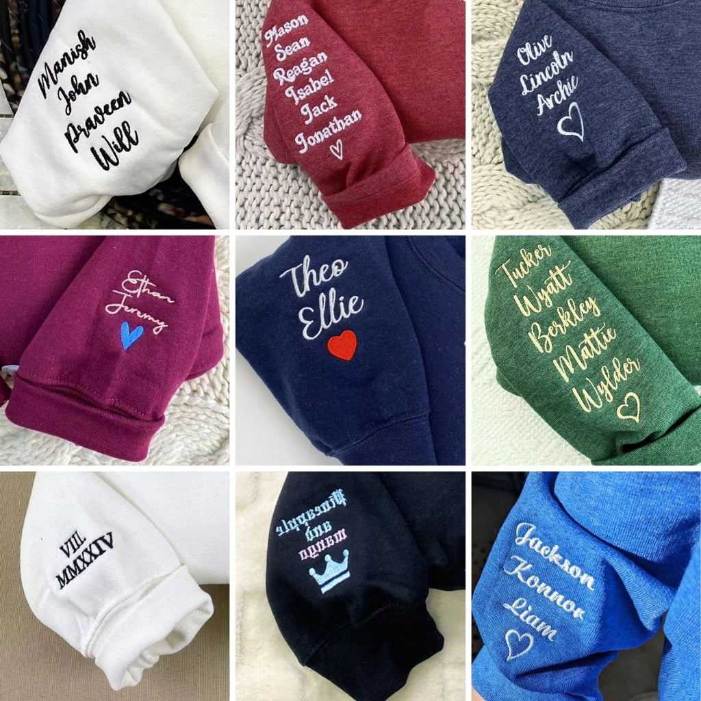 Sudadera y sudadera con capucha bordadas con retrato de mascota y dueño a todo color – Regalo único para amantes de las mascotas